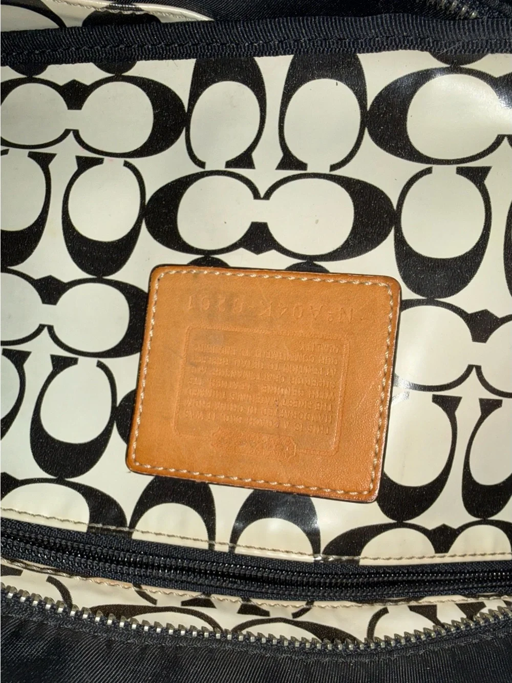 Coach Hampton nylon tote bag (Y2K)
